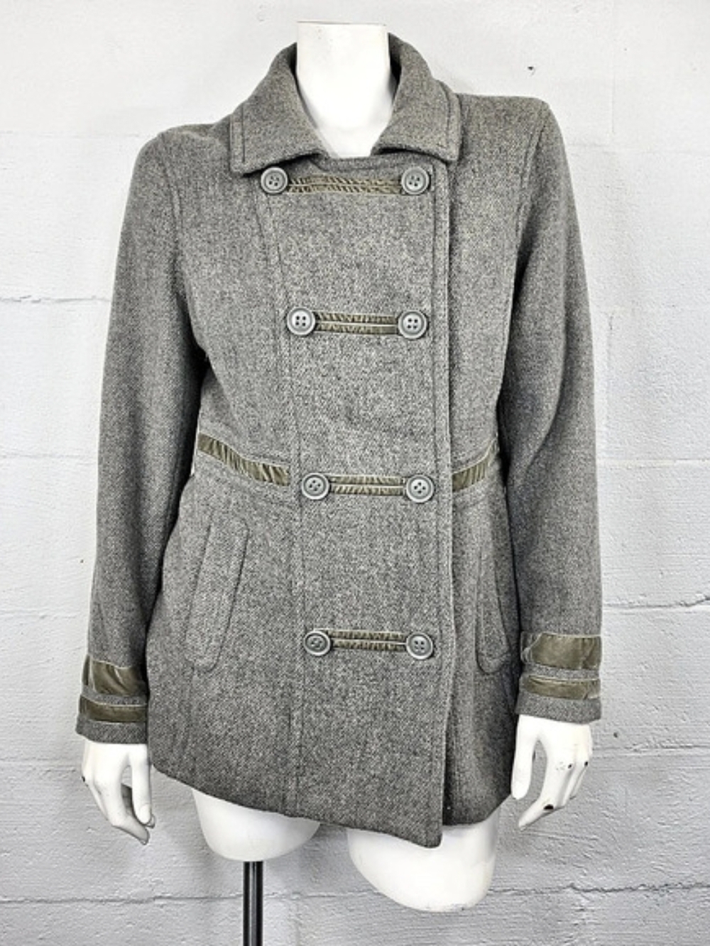 Boden Gray Pea Coat
